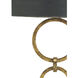 Bolebrook 1 Light 17 inch Gold Leaf ADA Wall Sconce Wall Light